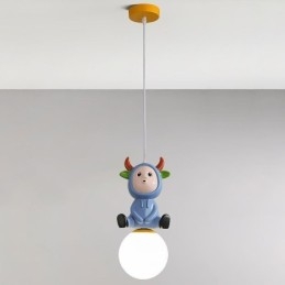 Pendel Moderne Minimalistisk G9 Smedejern Rabbit Calf Resin Loftslampe
