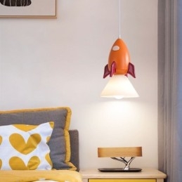 Minimalistisk Pendel Smedet Måne Landing Lille Loftslampe