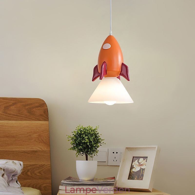 Minimalistisk Pendel Smedet Måne Landing Lille Loftslampe