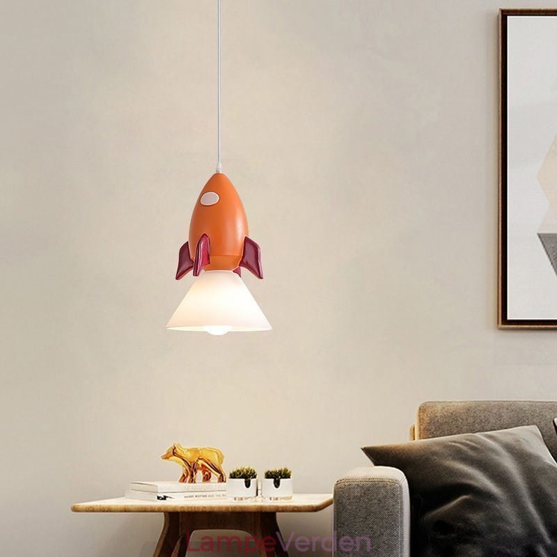 Minimalistisk Pendel Smedet Måne Landing Lille Loftslampe