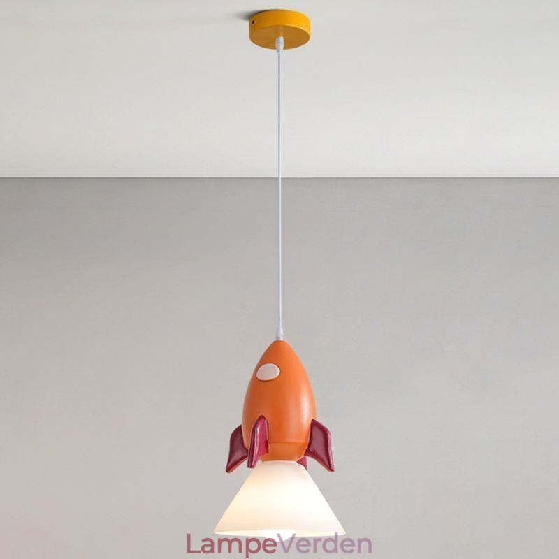 Minimalistisk Pendel Smedet Måne Landing Lille Loftslampe