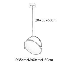 Nordic Pendel Creative Smedejernsring Loftslampe