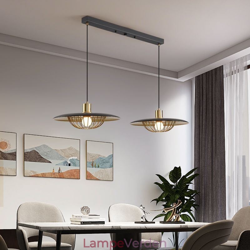 Nordic Pendel Creative Smedejern Skive Loftslampe