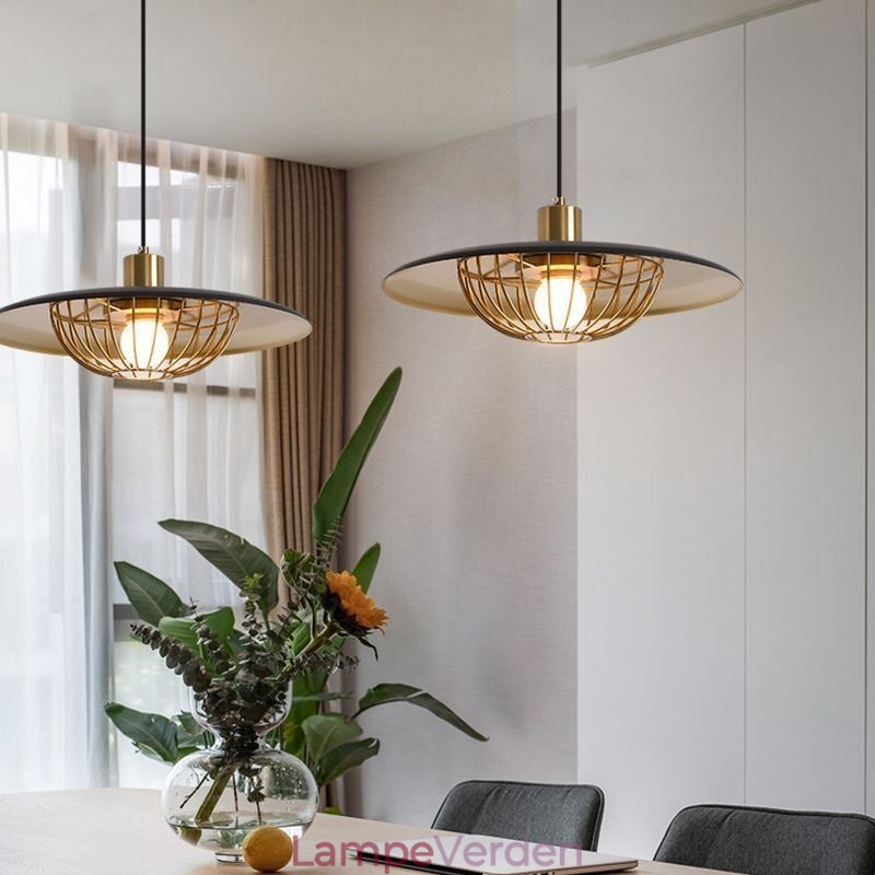 Nordic Pendel Creative Smedejern Skive Loftslampe