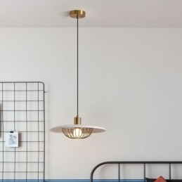 Nordic Pendel Light Smedejern Creative Disc Loftslamper