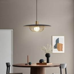 Nordic Pendel Light Smedejern Creative Disc Loftslamper