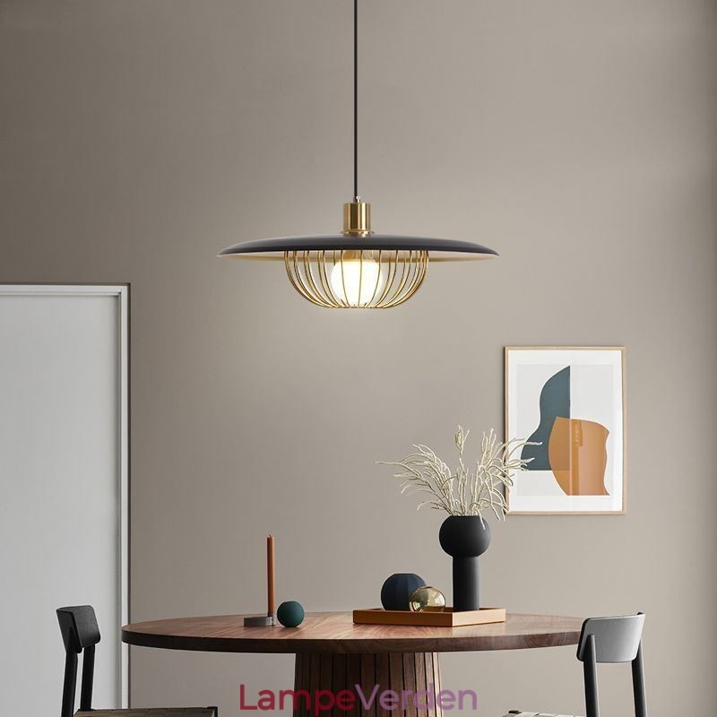 Nordic Pendel Light Smedejern Creative Disc Loftslamper