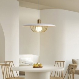Nordic Pendel Light Smedejern Creative Disc Loftslamper