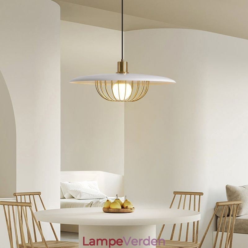 Nordic Pendel Light Smedejern Creative Disc Loftslamper