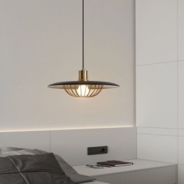 Nordic Pendel Light Smedejern Creative Disc Loftslamper