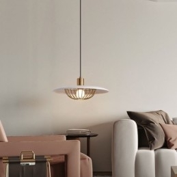 Nordic Pendel Light Smedejern Creative Disc Loftslamper