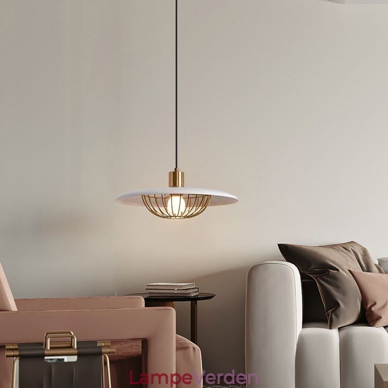 Nordic Pendel Light Smedejern Creative Disc Loftslamper