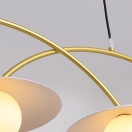 Nordic Pendel Creative G9 Smedejern Wave Loftslampe