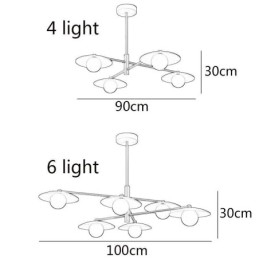 Nordic Pendel Creative G9 Smedejernsskive Loftslampe