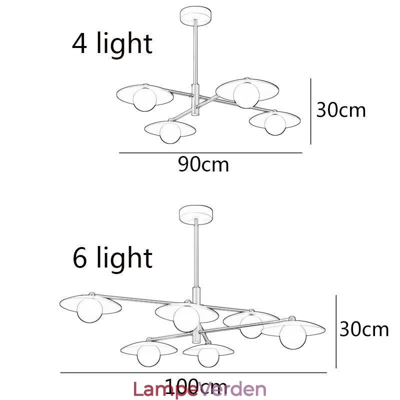 Nordic Pendel Creative G9 Smedejernsskive Loftslampe