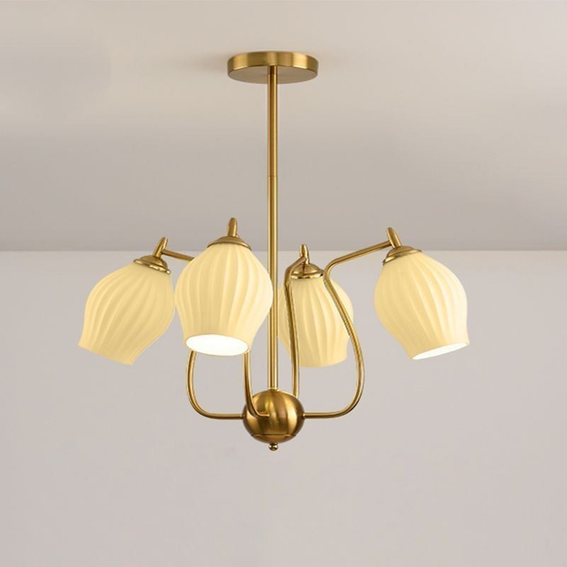 Nordisk Pendel Creative Smedejern Kobber Naturlig farve Støvdrager Loftslampe