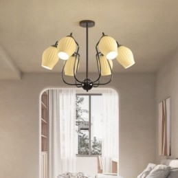 Nordisk Pendel Creative Smedejern Gun Sort Støvdrager Loftslampe
