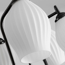 Nordisk Pendel Creative Smedejern Gun Sort Støvdrager Loftslampe