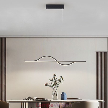 Stilfuld Pendel Aluminium Art Wave Loftslampe