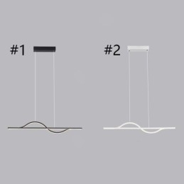 Stilfuld Pendel Aluminium Art Wave Loftslampe