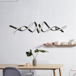 Minimalistisk Pendel Aluminium Art Minimalistisk Spiral Loftslampe