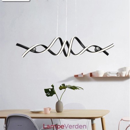 Minimalistisk Pendel Aluminium Art Minimalistisk Spiral Loftslampe