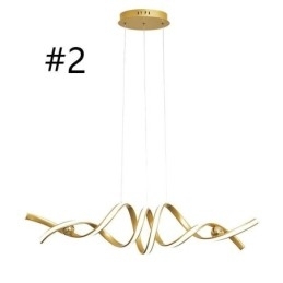 Minimalistisk Pendel Aluminium Art Minimalistisk Spiral Loftslampe