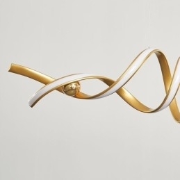 Minimalistisk Pendel Aluminium Art Minimalistisk Spiral Loftslampe