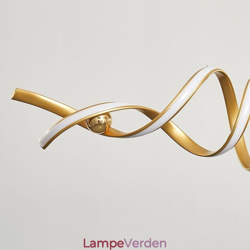 Minimalistisk Pendel Aluminium Art Minimalistisk Spiral Loftslampe