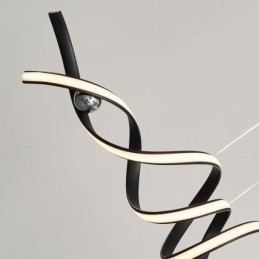 Minimalistisk Pendel Aluminium Art Minimalistisk Spiral Loftslampe