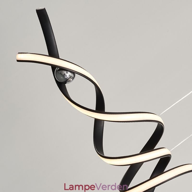 Minimalistisk Pendel Aluminium Art Minimalistisk Spiral Loftslampe