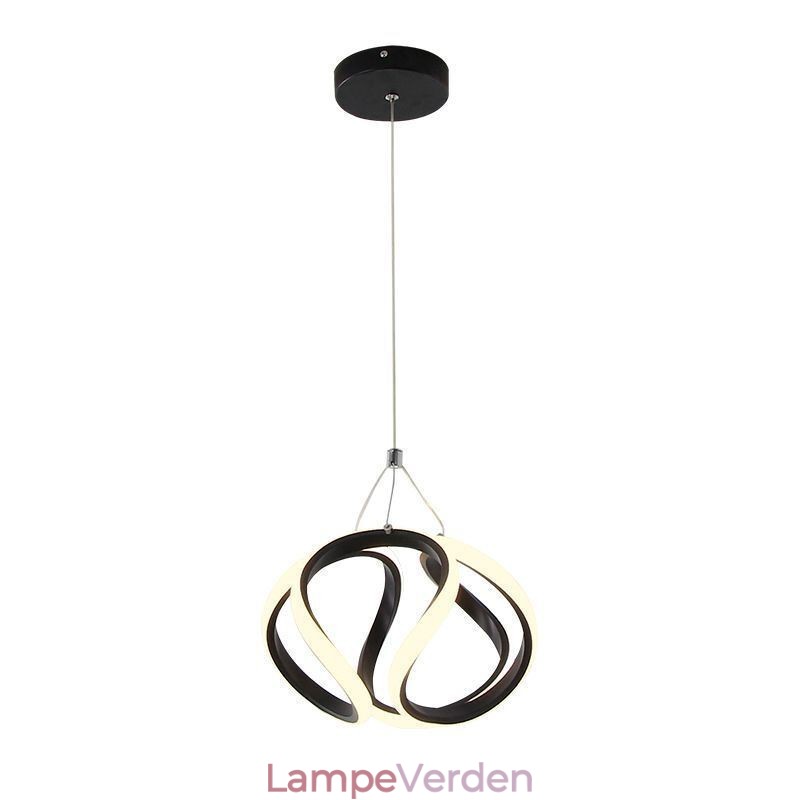 Pendel aluminium kunst lille græskar loftslampe