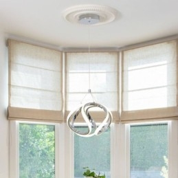 Pendel aluminium kunst lille græskar loftslampe