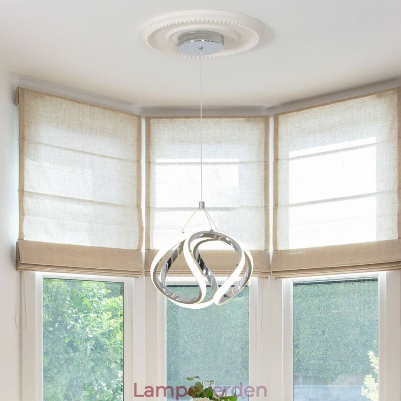 Pendel aluminium kunst lille græskar loftslampe