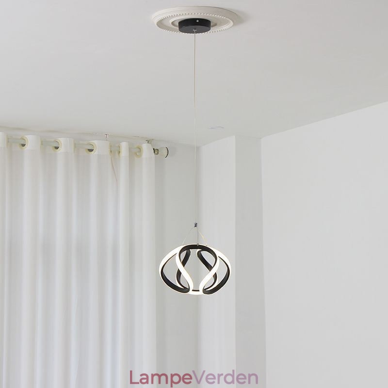 Pendel aluminium kunst lille græskar loftslampe