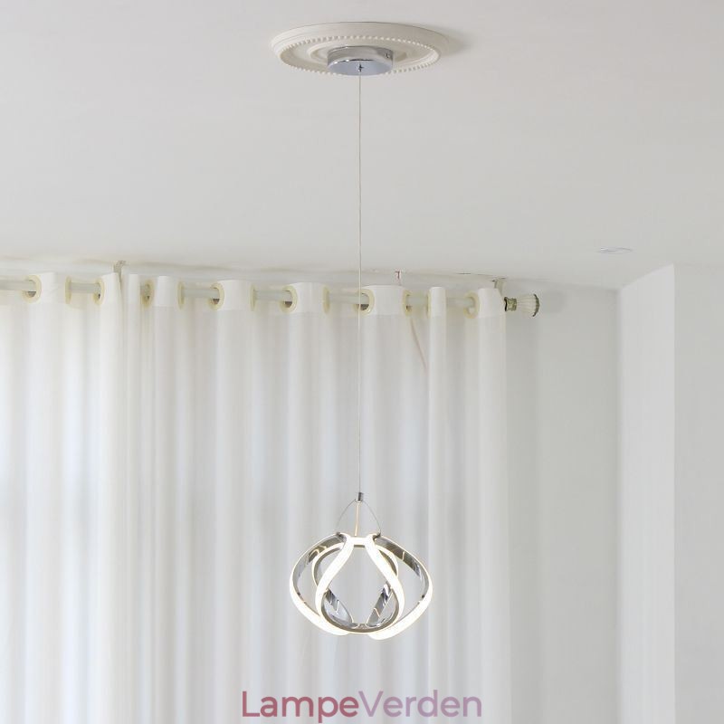 Pendel aluminium kunst lille græskar loftslampe