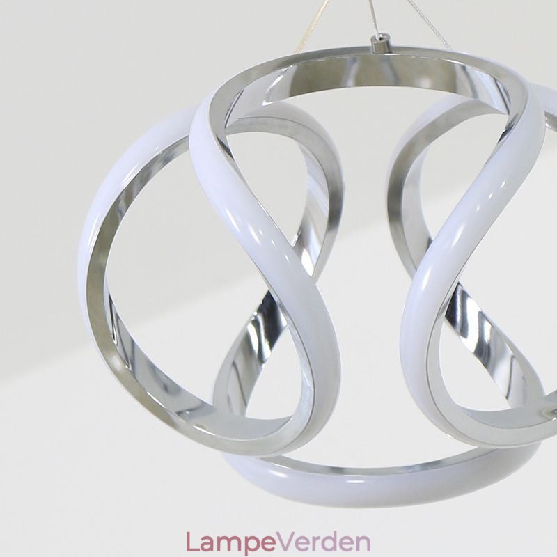 Pendel aluminium kunst lille græskar loftslampe