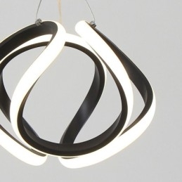 Pendel aluminium kunst lille græskar loftslampe