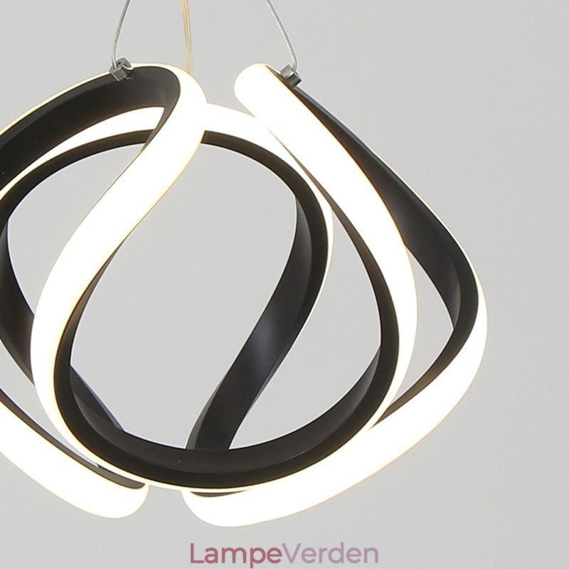 Pendel aluminium kunst lille græskar loftslampe