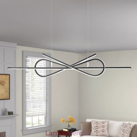 Simpelt hængelys Aluminium Art Bowknot Loftslys Simpelt hængelys Aluminium Art Bowknot Loftslys