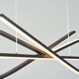 Simpelt hængelys Aluminium Art Bowknot Loftslys