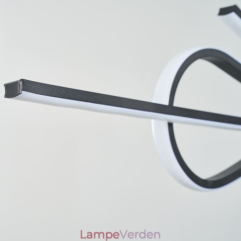 Simpelt hængelys Aluminium Art Bowknot Loftslys