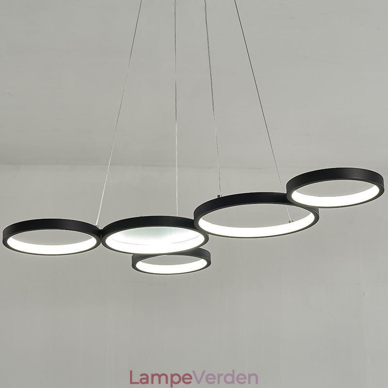 Stilfuld pendant aluminium kunst loftslampe