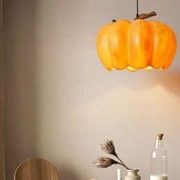 Japansk Retro Græskar Pendel Light Creative Loftslamper