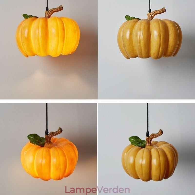 Japansk Retro Græskar Pendel Light Creative Loftslamper