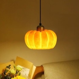 Enkelt hoved græskar pendel japansk retro loftslampe