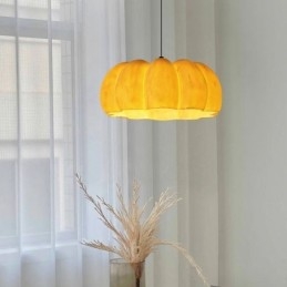 Enkelt hoved græskar pendel japansk retro loftslampe