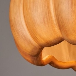 Creative Pumpkin Pendel Light Japansk Retro Loftslampe Loftslampe