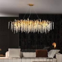 Nordic Pendel Light Golden Branch G9 Glas lysekrone