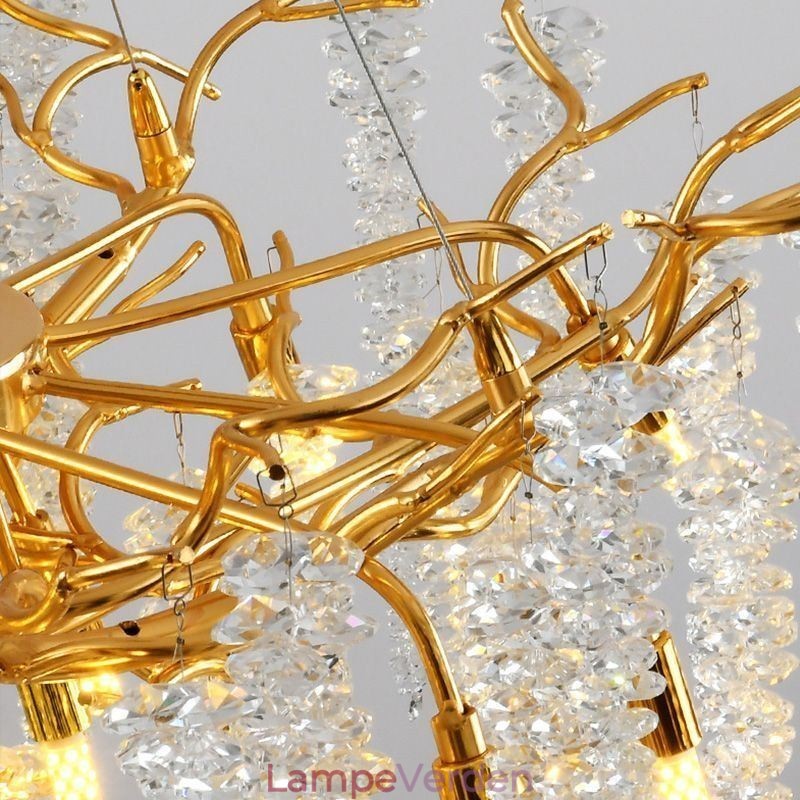 Nordic Pendel Light Golden Branch G9 Glas lysekrone